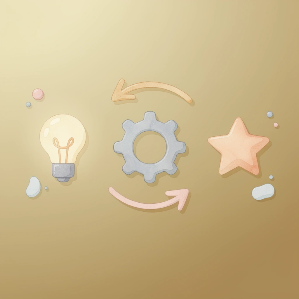 Three connected icons showing CSV export, data merging, and report generation