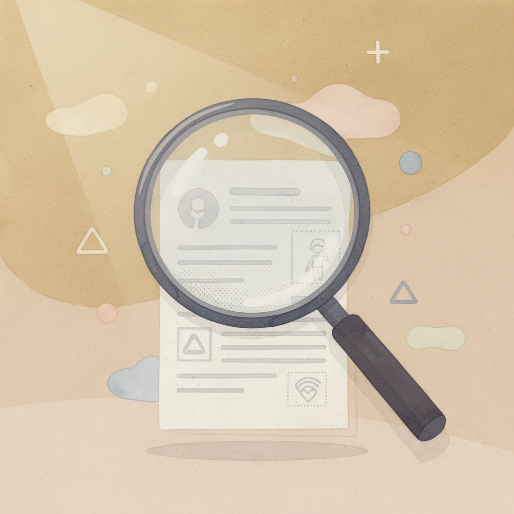 Magnifying glass analyzing team workflow patterns and collaboration tools